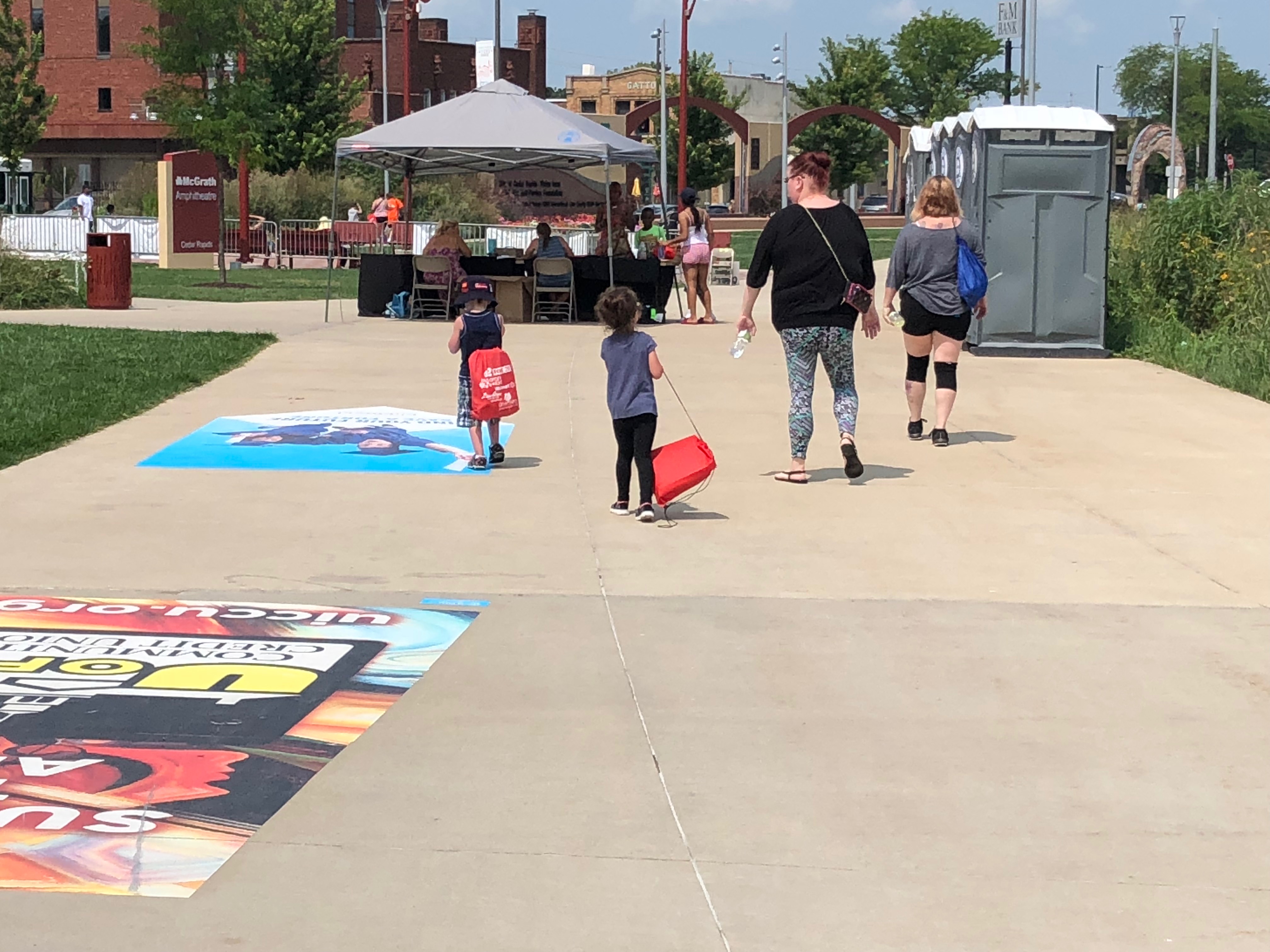 Cedar Rapids Back to School Bash at McGrath Amphitheater August 2018
