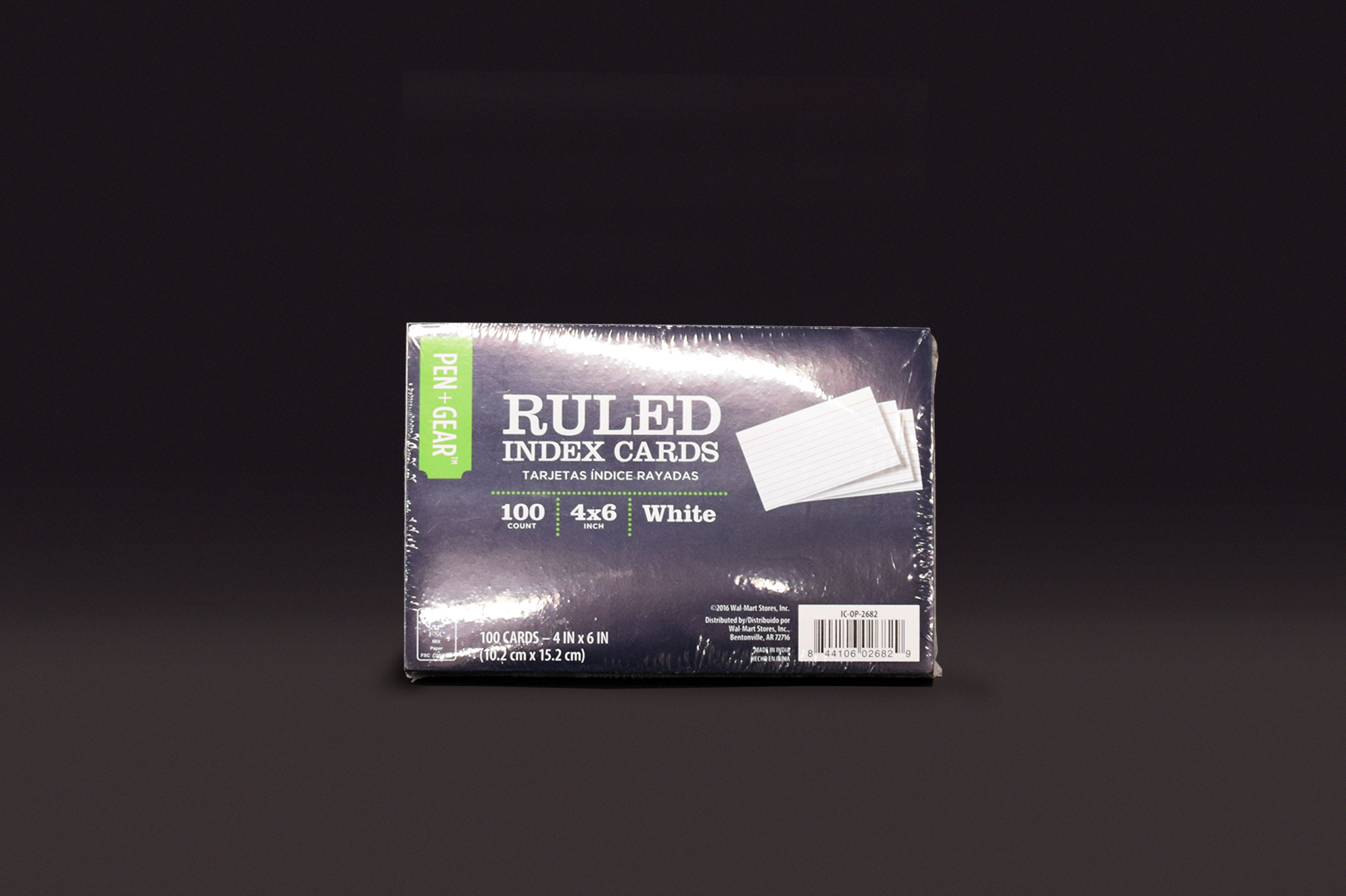 Ruled Index Cards Pencils